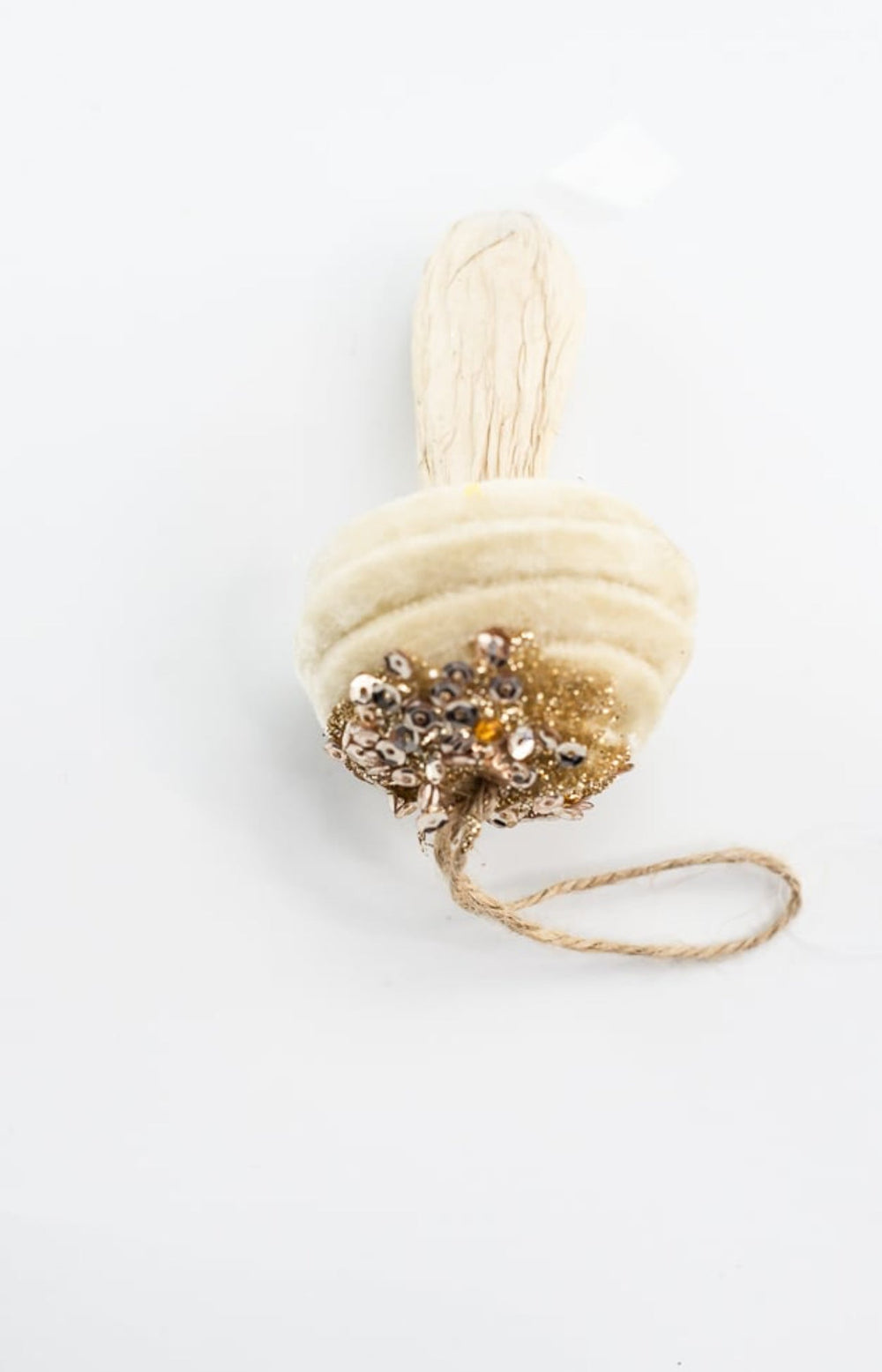 Mushroom ornament - velvet - Greenery Market233073