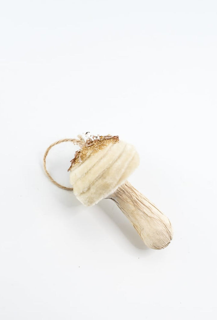 Mushroom ornament - velvet - Greenery Market233073