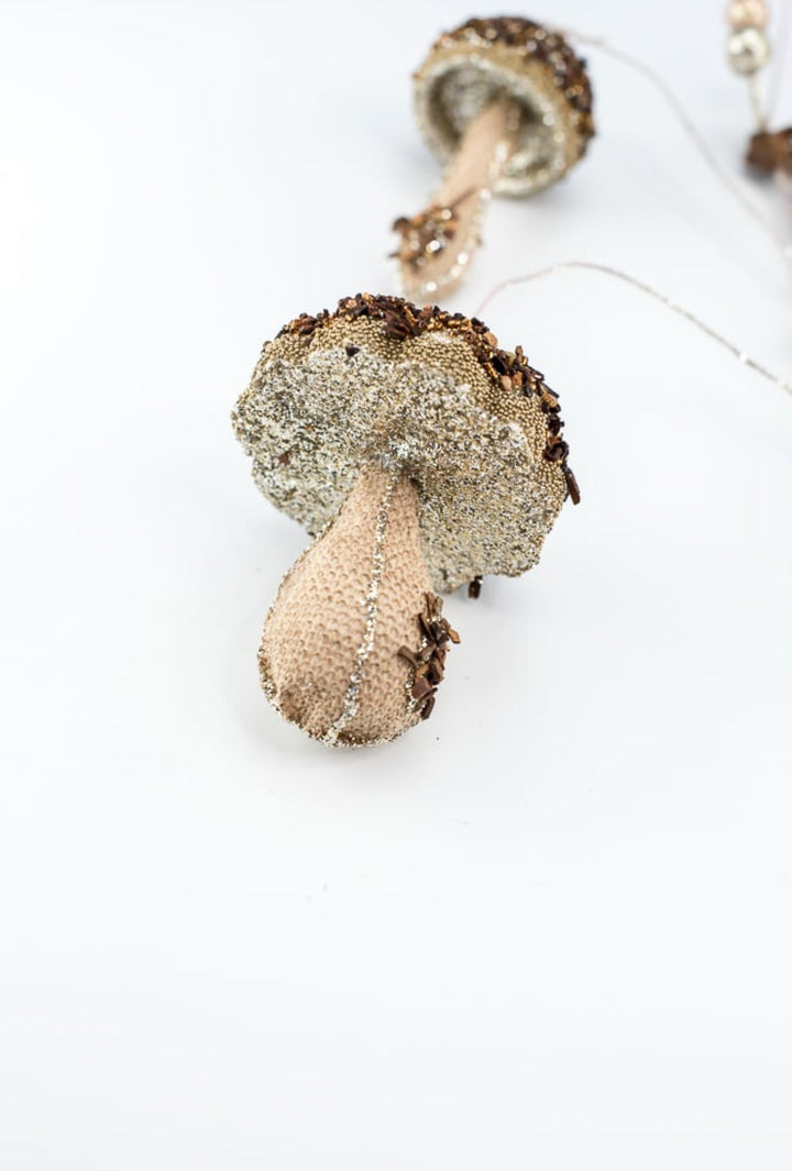 Mushroom ornaments spray - Greenery MarketMTX72760