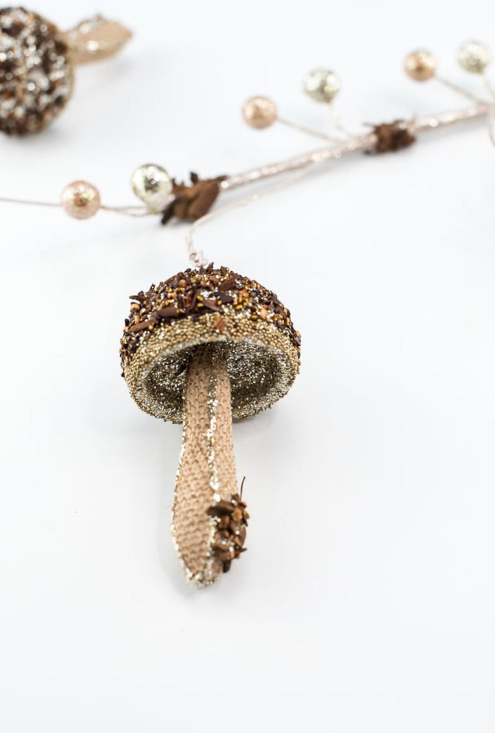 Mushroom ornaments spray - Greenery MarketMTX72760