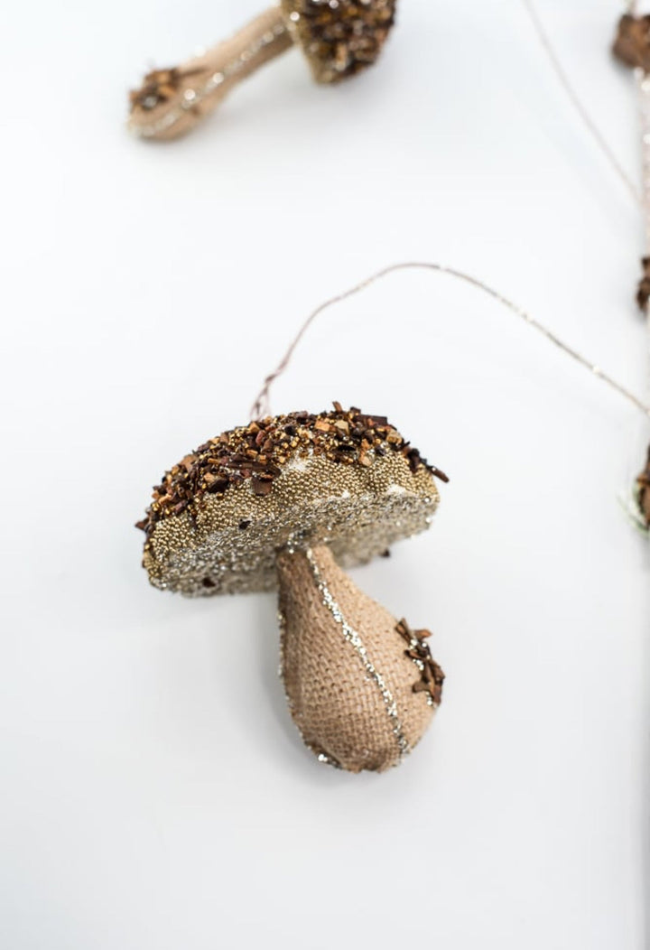 Mushroom ornaments spray - Greenery MarketMTX72760