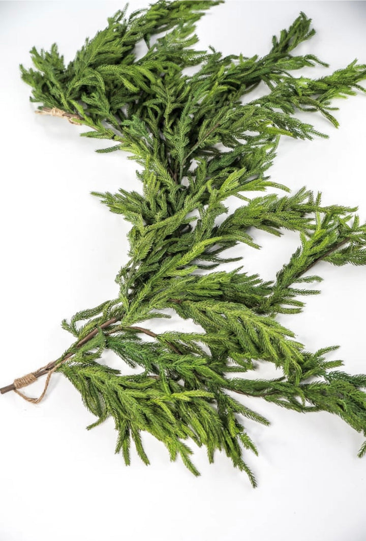 Natural touch dripping norfolk garland - Greenery MarketGarlandMTX73276