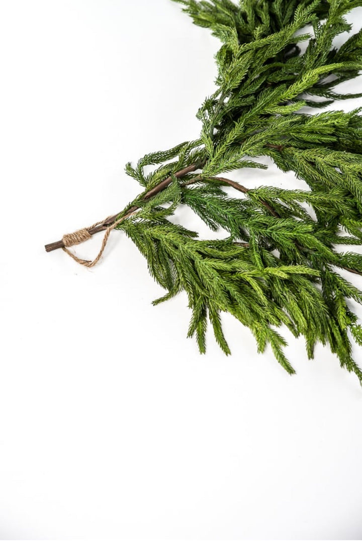 Natural touch dripping norfolk garland - Greenery MarketGarlandMTX73276