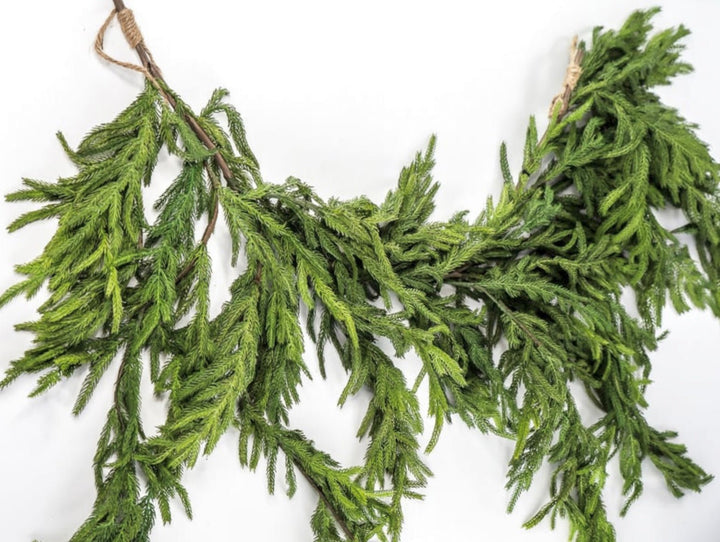 Natural touch dripping norfolk garland - Greenery MarketGarlandMTX73276