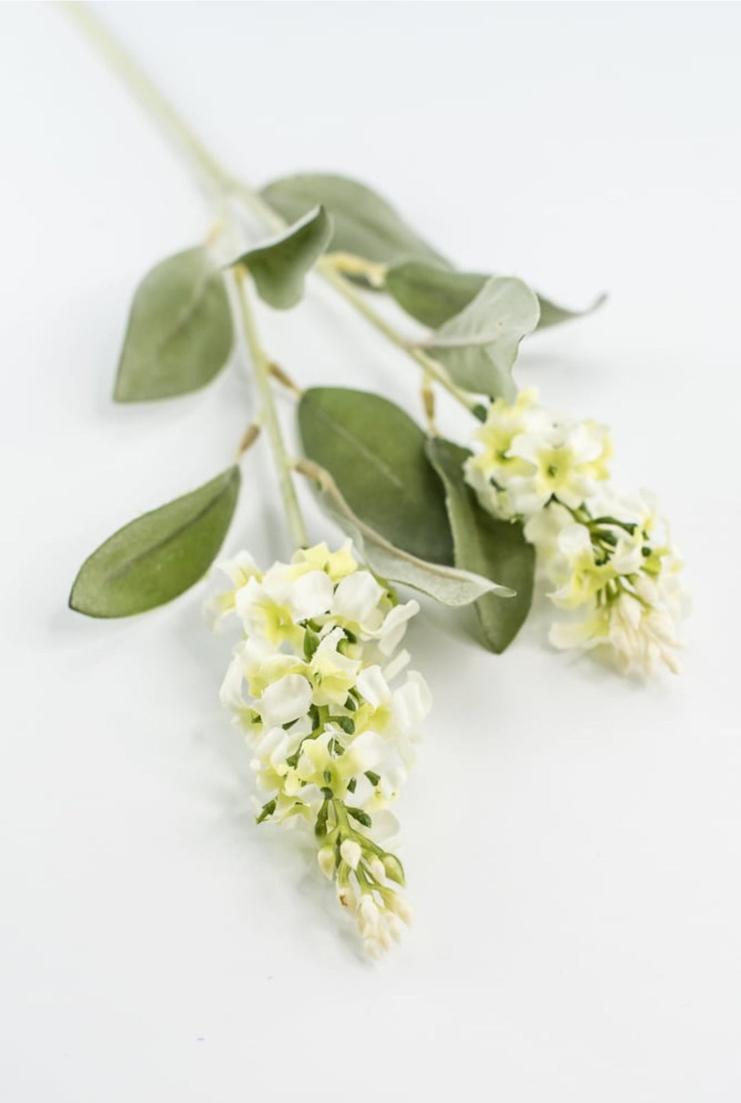 Off White Blue Bonnet Spray - Greenery Marketartificial flowers4893 - C