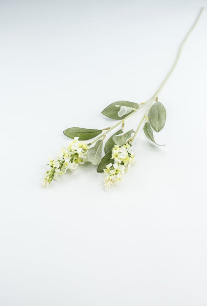 Off White Blue Bonnet Spray - Greenery Marketartificial flowers4893 - C