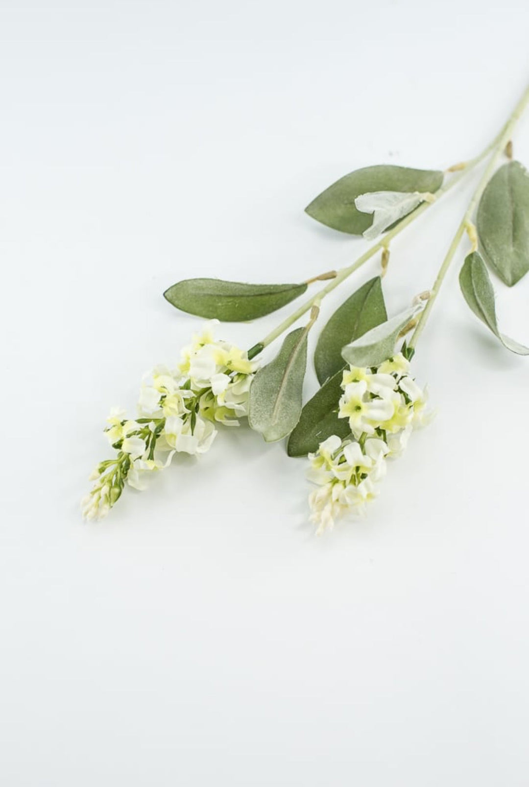 Off White Blue Bonnet Spray - Greenery Marketartificial flowers4893 - C