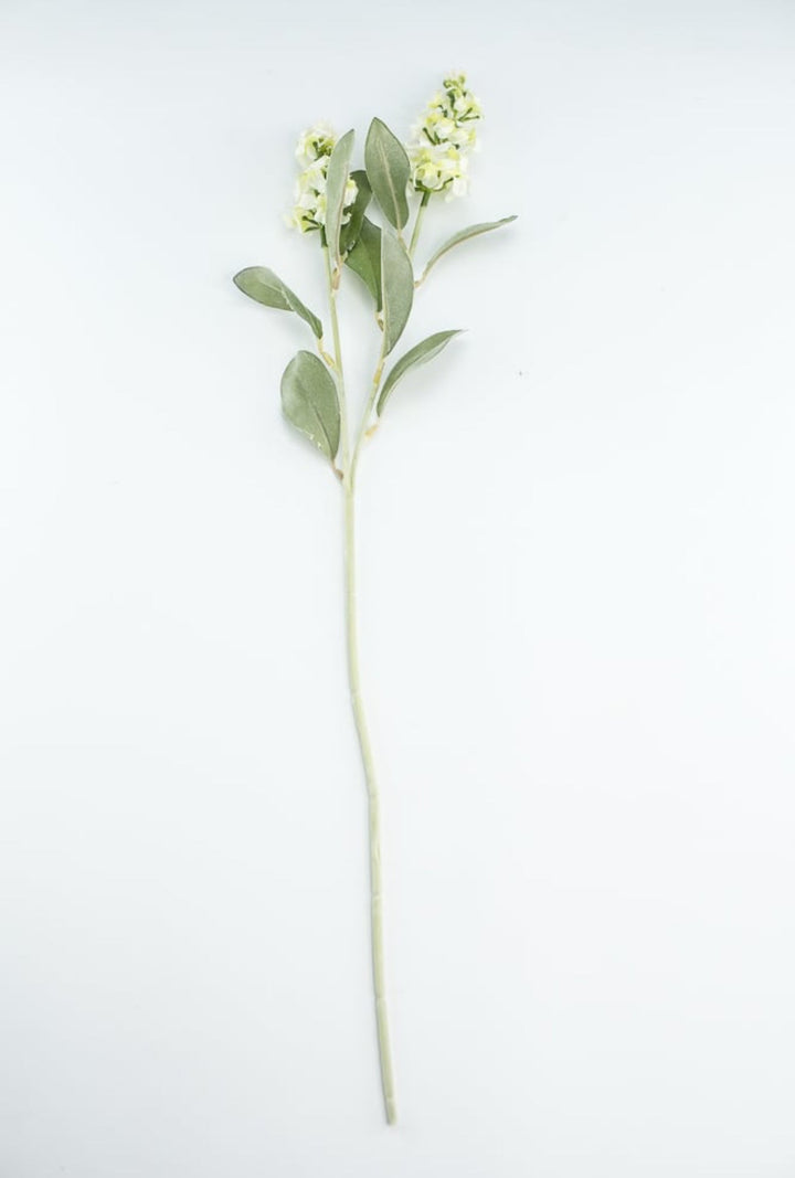 Off White Blue Bonnet Spray - Greenery Marketartificial flowers4893 - C