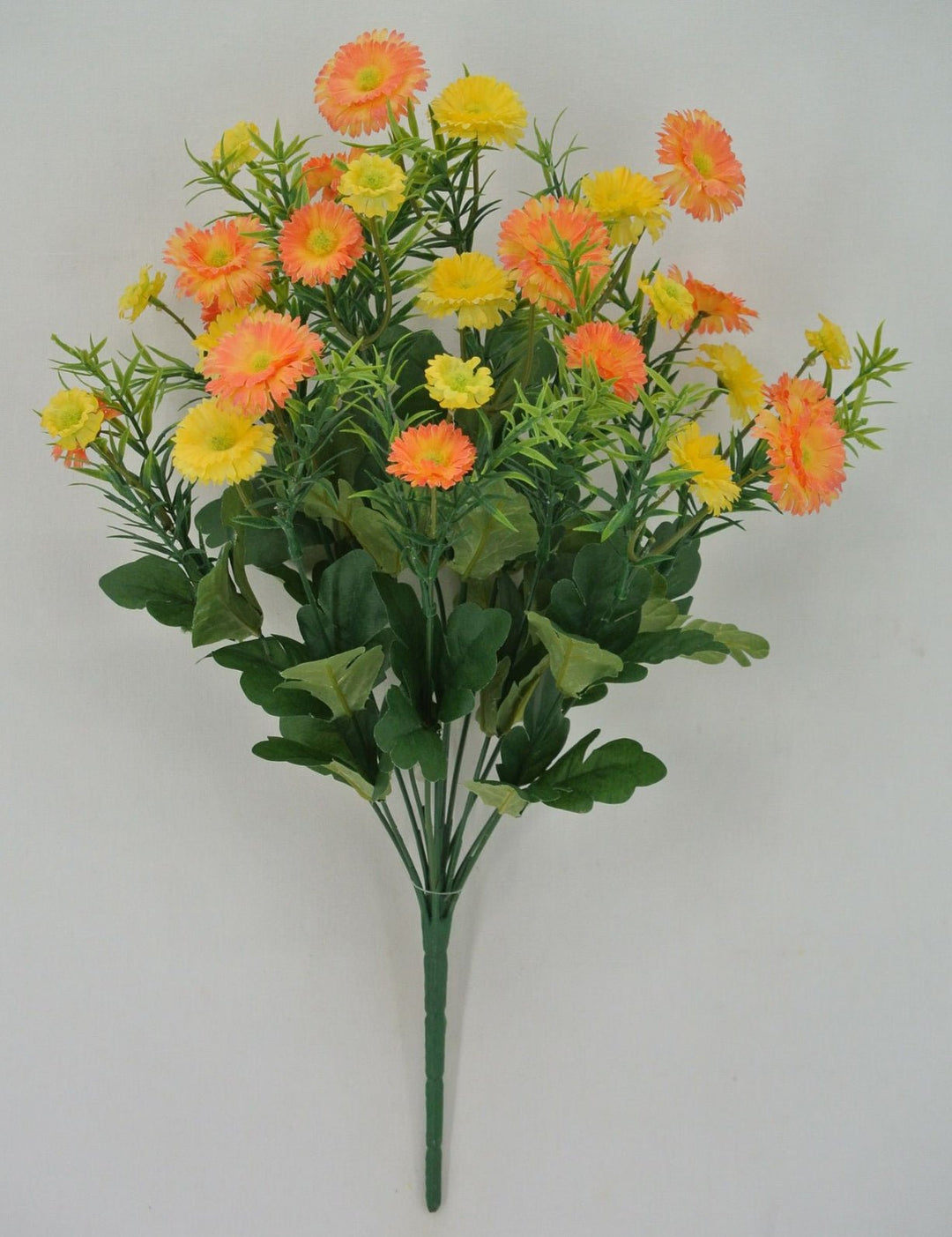 Orange And Yellow Filler Flower Bush - Greenery MarketArtificial Flora85044 - ORYEL
