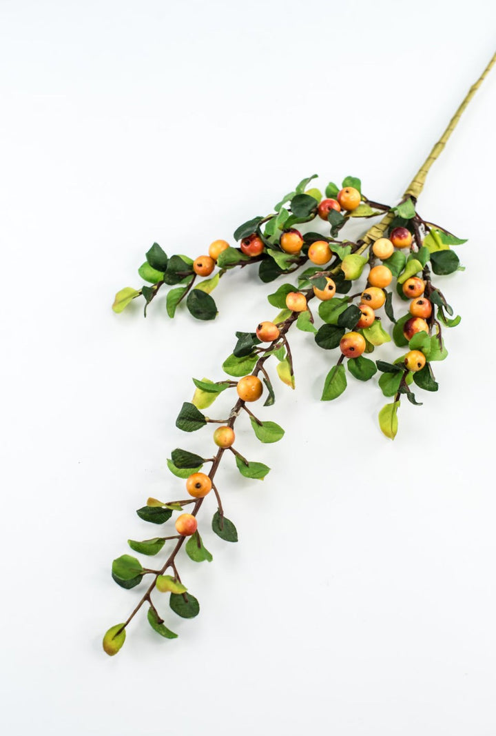 Orange berries spray - Greenery Market21101490R