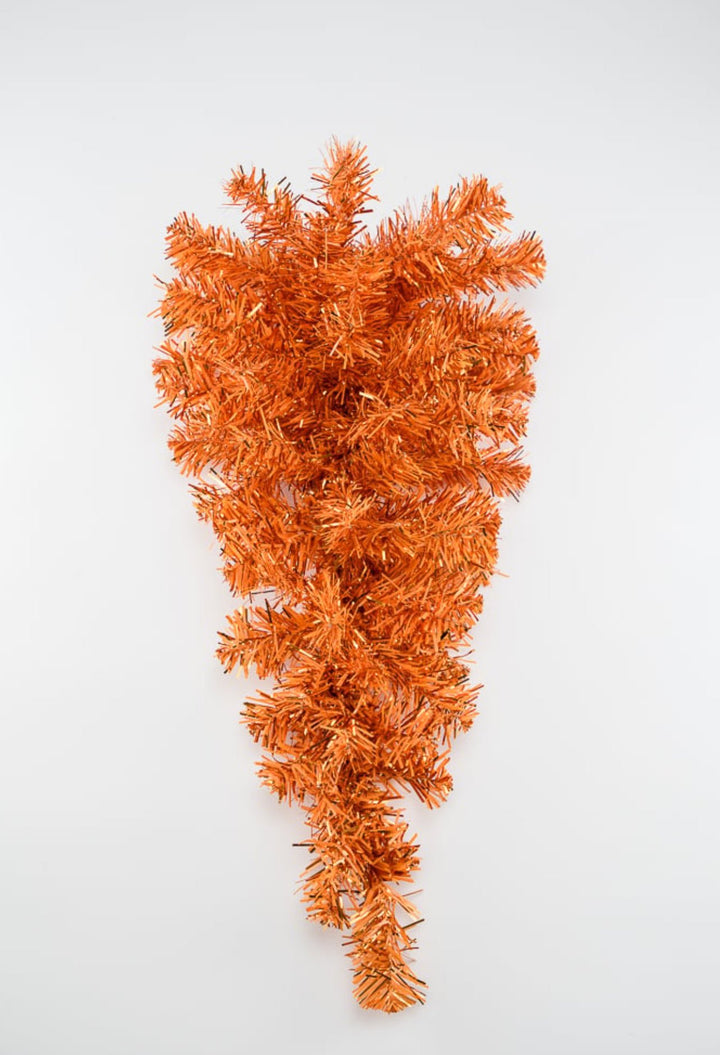 Orange metallic pine swag, 24” teardrop swag - Greenery Marketwreath base & containersGM57196TE24