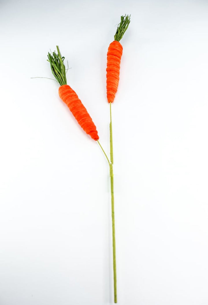 Orange Velvet Carrots Spray - Greenery MarketPicks634360R