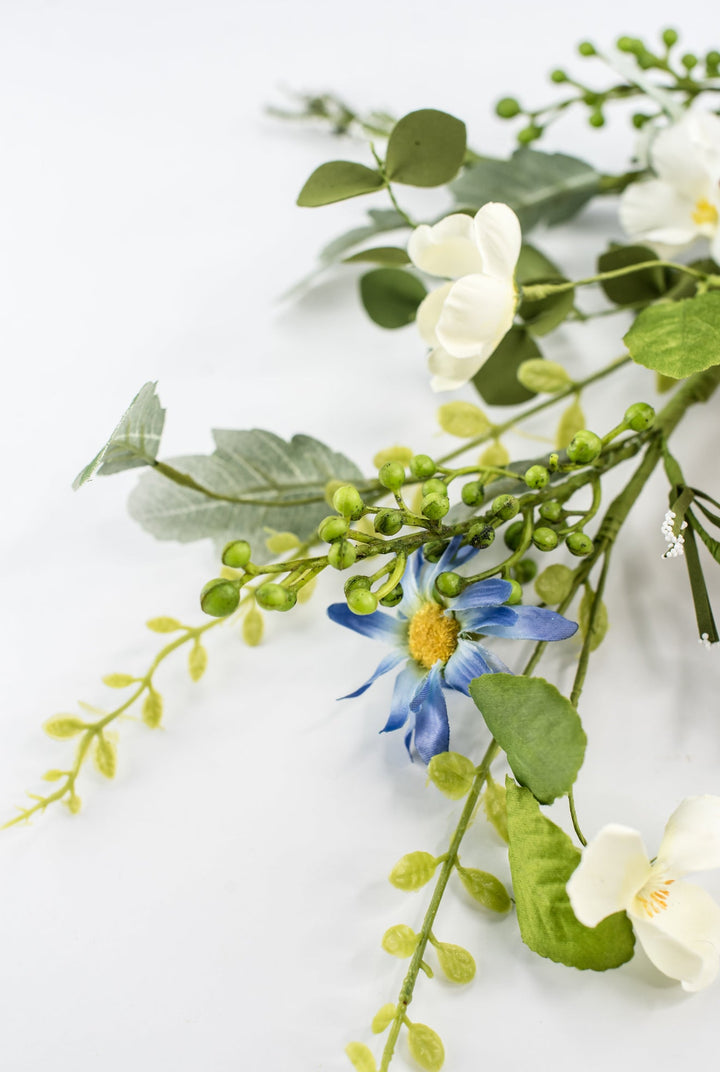 Patriotic daisy with greenery spray - Greenery Marketartificial flowers62562SP28