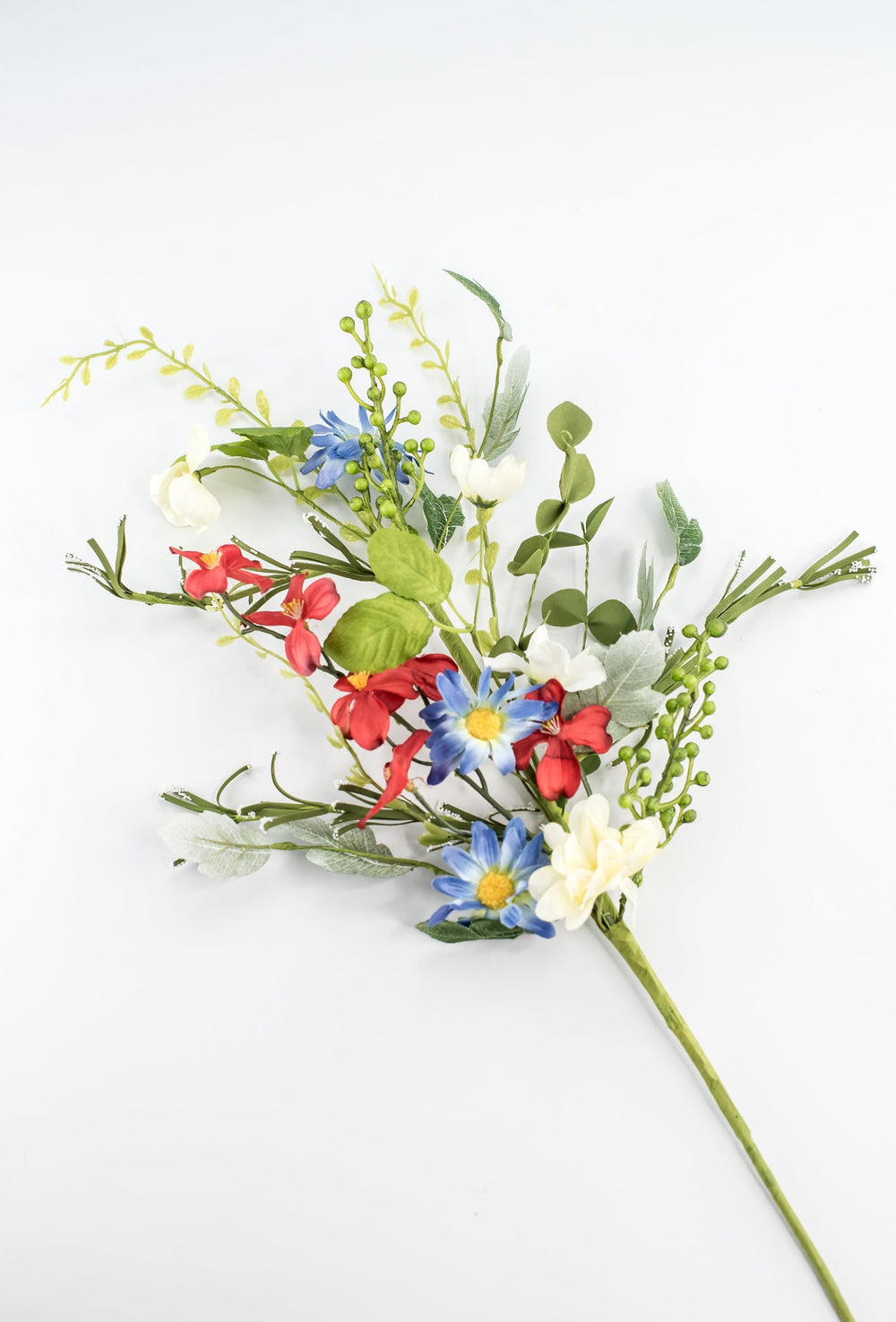 Patriotic daisy with greenery spray - Greenery Marketartificial flowers62562SP28