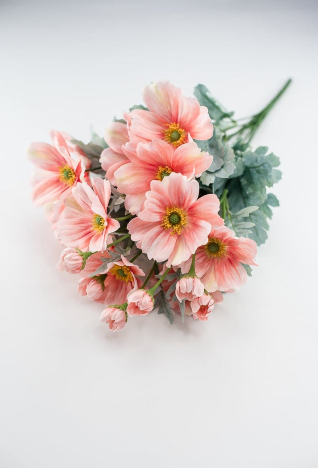 Peach cosmos artificial flower bush - Greenery MarketArtificial Flora84299 - PH