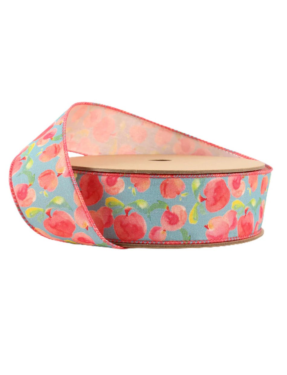 Peaches wired ribbon, 1.5” - Greenery Marketwired ribbon4402W - 720 - 38E