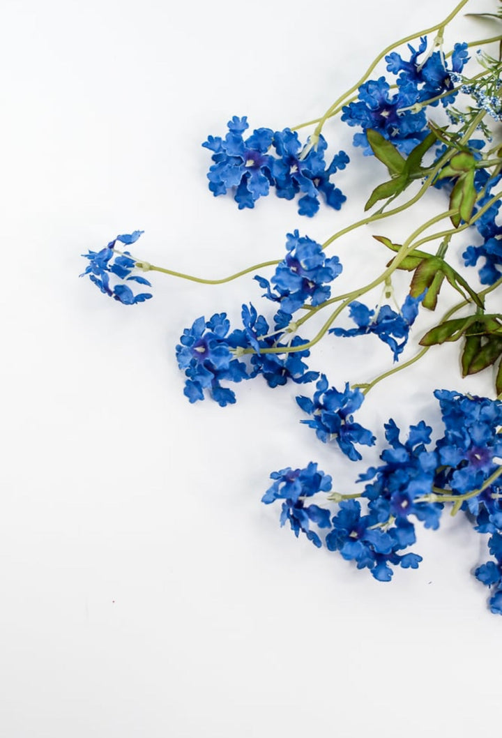 Penta bush, blue penta - Greenery Marketartificial flowers4154 - b