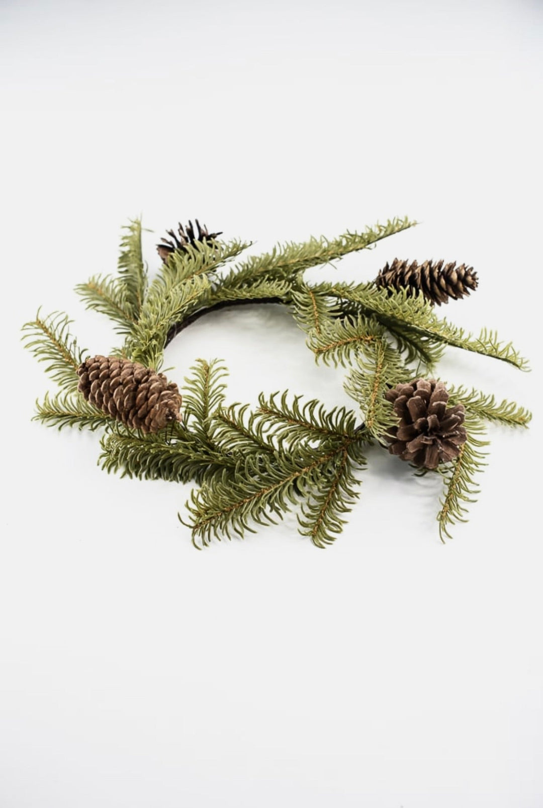 Pine mini wreath, candle ring wreath - Greenery Marketwreath base & containers28004