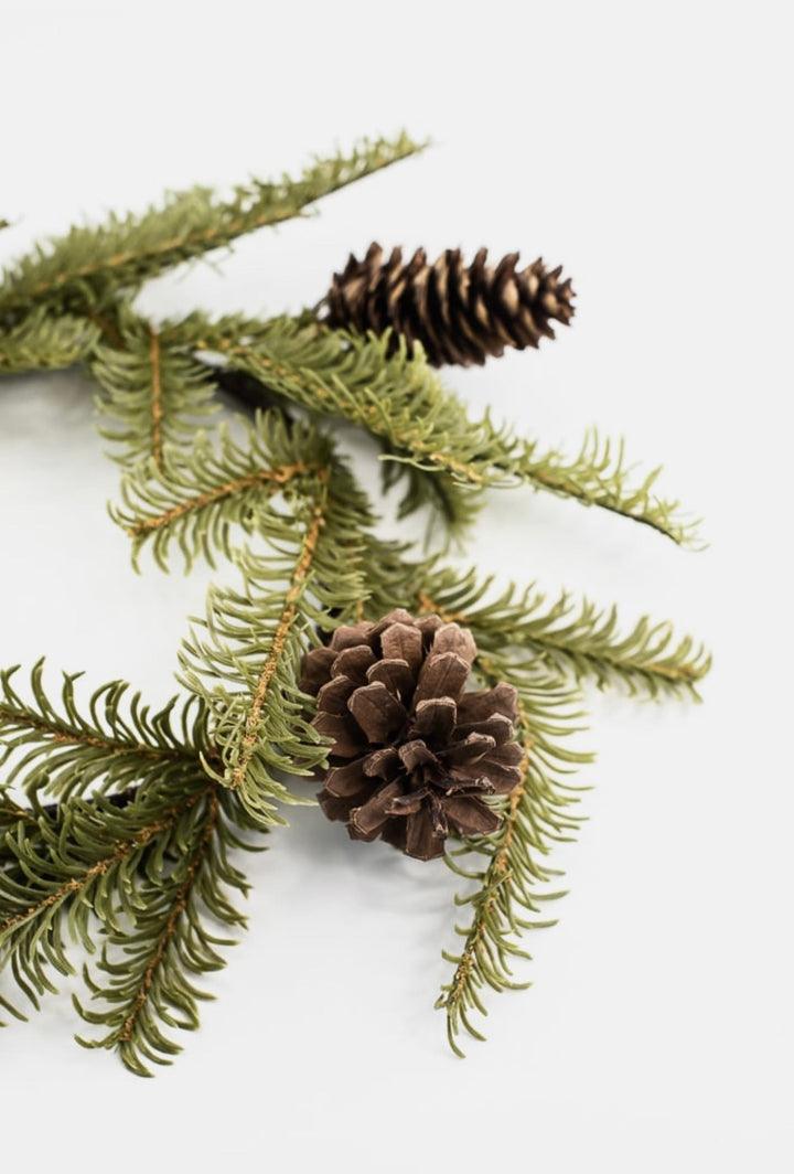 Pine mini wreath, candle ring wreath - Greenery Marketwreath base & containers28004