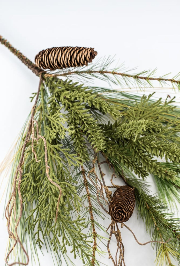 Pine spray with mossy cedar - Greenery MarketWinter and Christmas39904