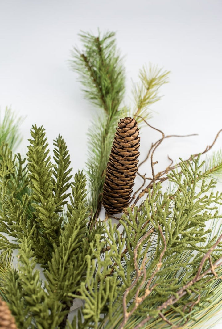 Pine spray with mossy cedar - Greenery MarketWinter and Christmas39904
