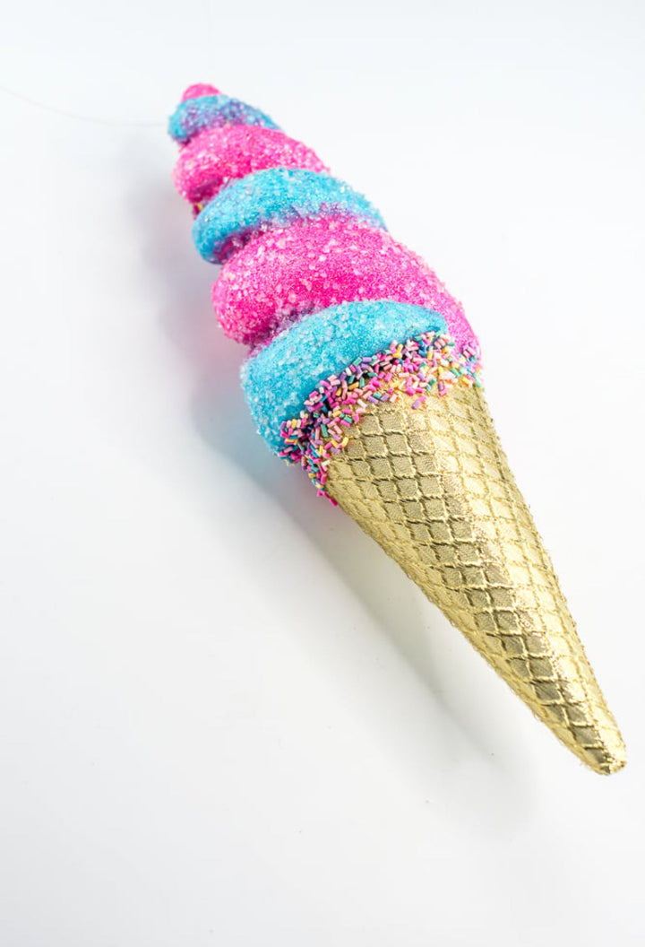 Pink and Blue Swirl Ice Cream Ornament - Greenery MarketHoliday Ornaments86108PKBL