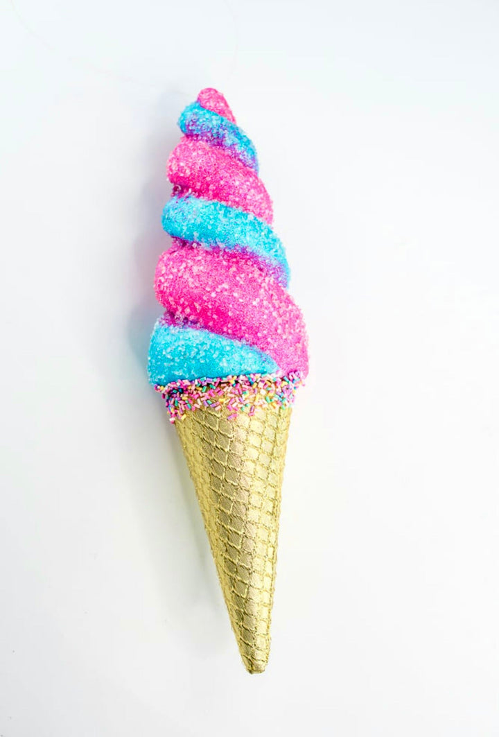 Pink and Blue Swirl Ice Cream Ornament - Greenery MarketHoliday Ornaments86108PKBL