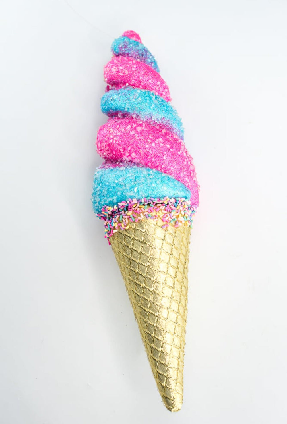 Pink and Blue Swirl Ice Cream Ornament - Greenery MarketHoliday Ornaments86108PKBL