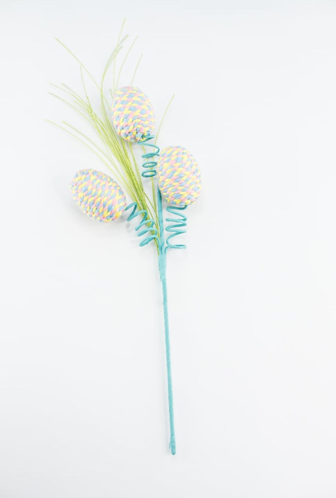 Pink and yellow twine egg pick - Greenery MarketPicks63001BLPKYW