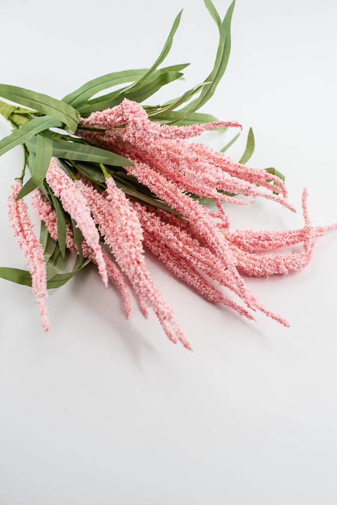 Pink, Artificial, Foxtail Flower Bush - Greenery MarketArtificial Flora64852 - PK