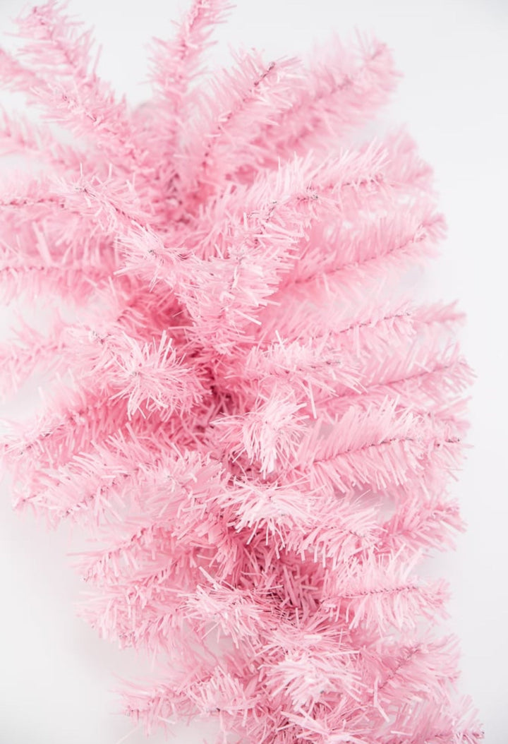 Pink bubblegum pine swag, 24” teardrop swag - Greenery Marketwreath base & containersGM84904TE24