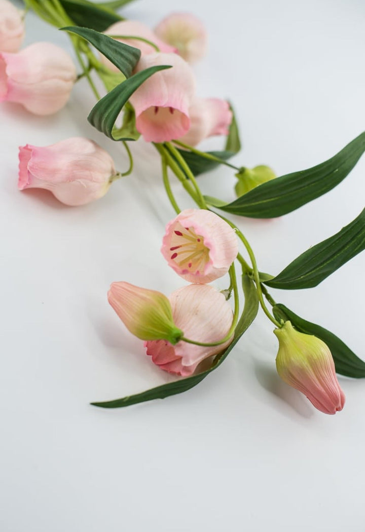 Pink chinese lantern artificial flower spray - Greenery MarketArtificial Flora84258-PK