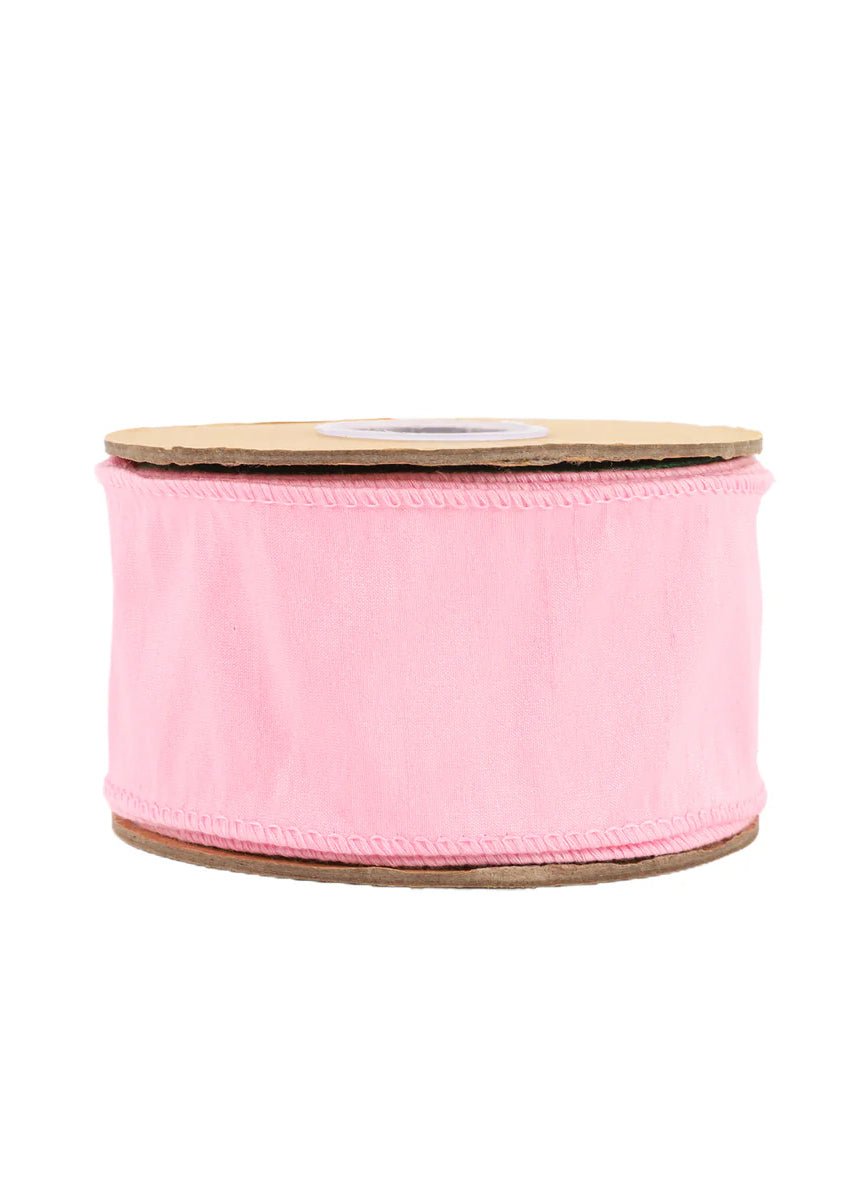 Pink Dupioni Wired Ribbon 2.5" - Greenery MarketWired ribbon9100W - 150 - 63E
