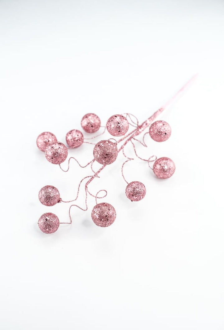 Pink glitter ball spray - Greenery MarketAc3018pk