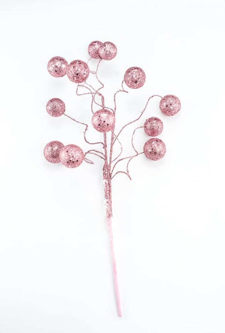 Pink glitter ball spray - Greenery MarketAc3018pk
