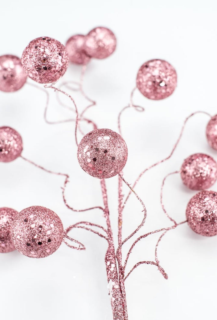 Pink glitter ball spray - Greenery MarketAc3018pk