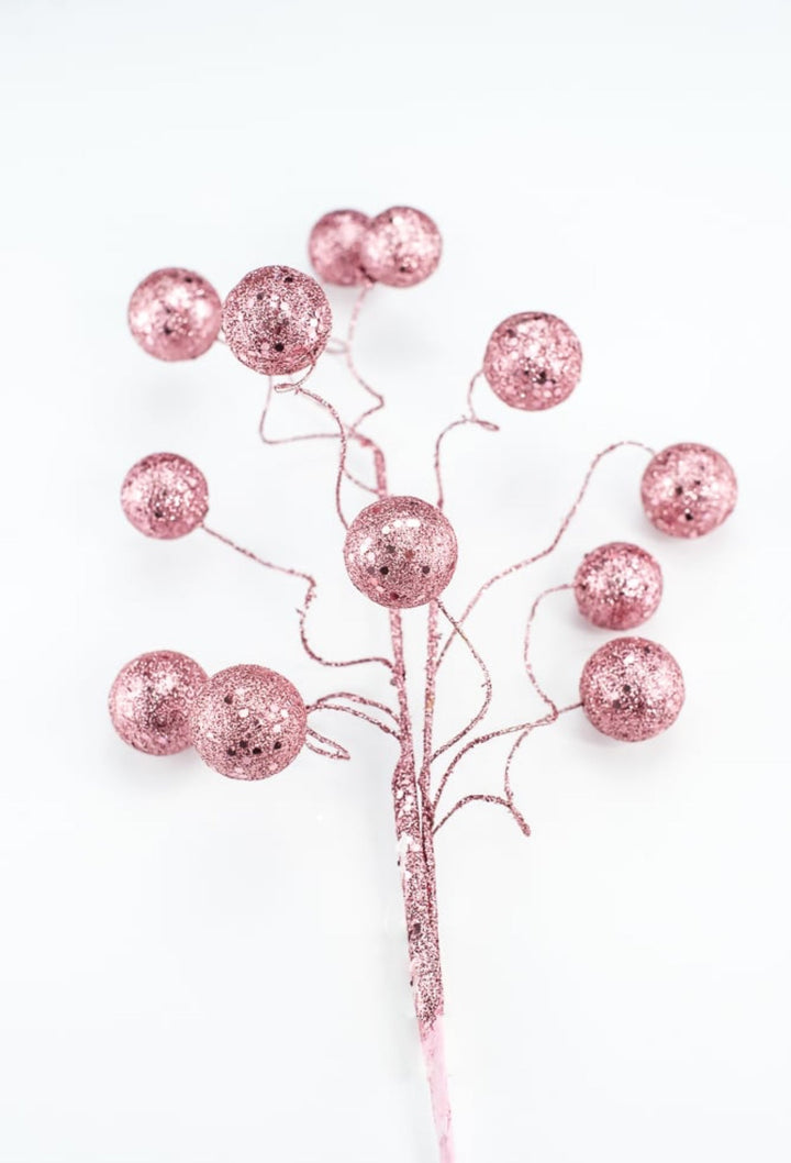 Pink glitter ball spray - Greenery MarketAc3018pk
