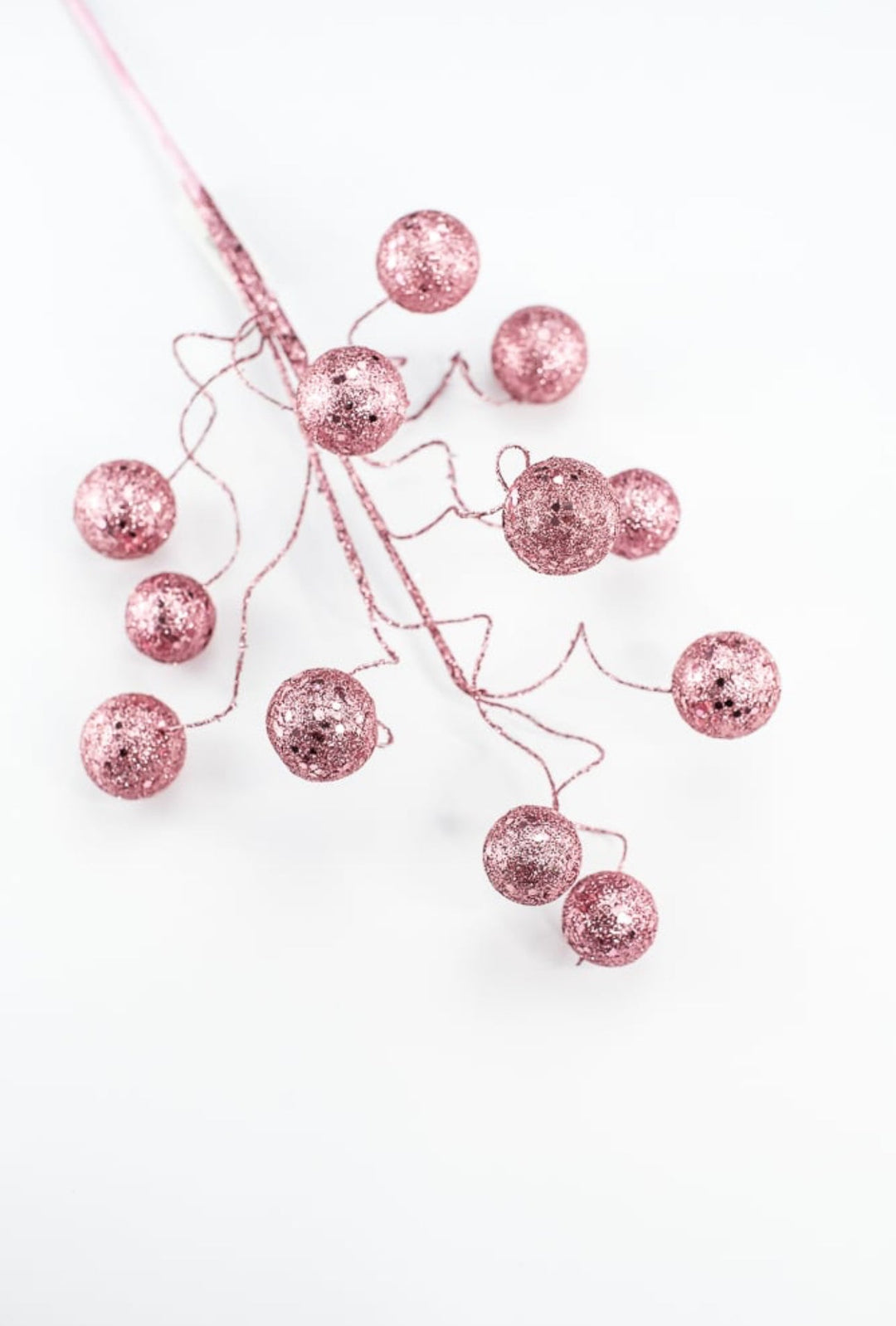 Pink glitter ball spray - Greenery MarketAc3018pk