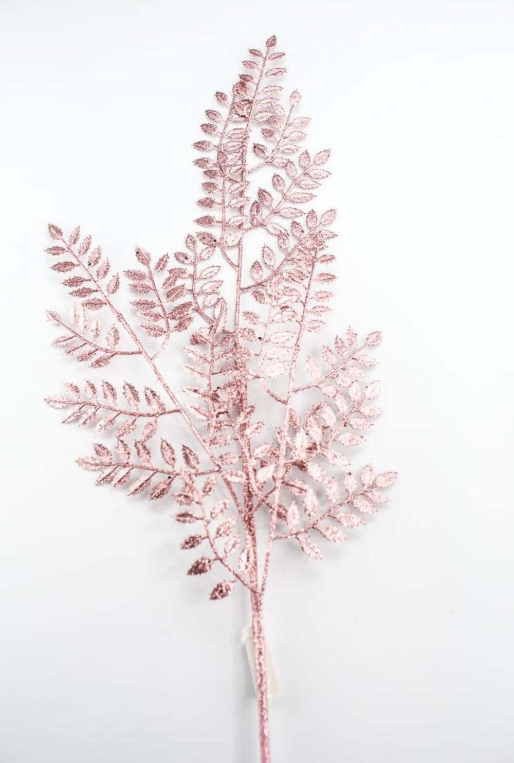 Pink glitter leaves spray - Greenery MarketBM2876PK