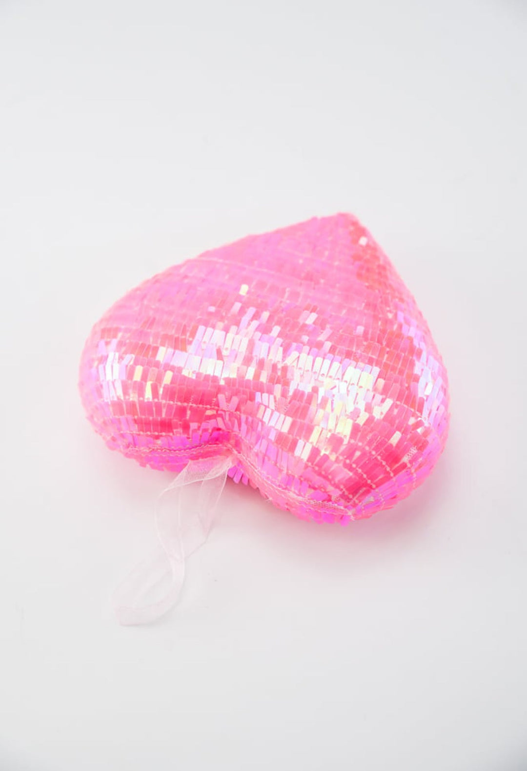 Pink Ornament Sequin Heart 6” - Greenery Market63784HTPK