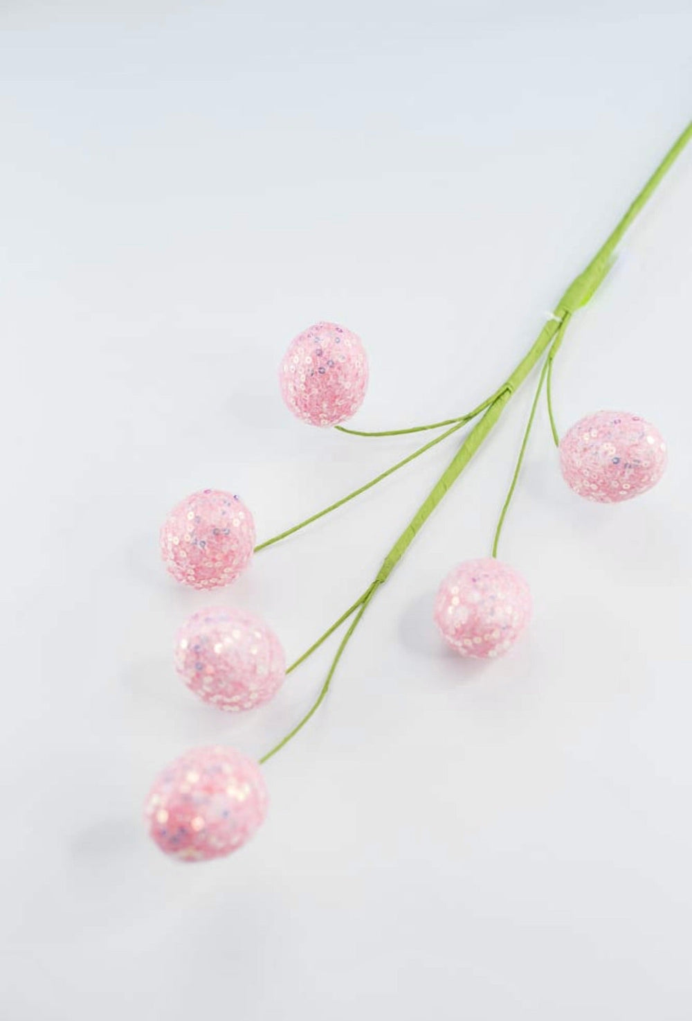 Pink sequins egg spray - Greenery MarketPicks63495PK