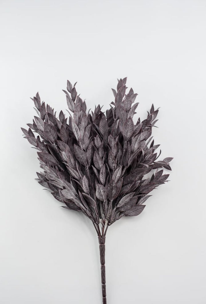 Plum, Artificial greenery ruscus bush - Greenery Marketspring summer greenery25751