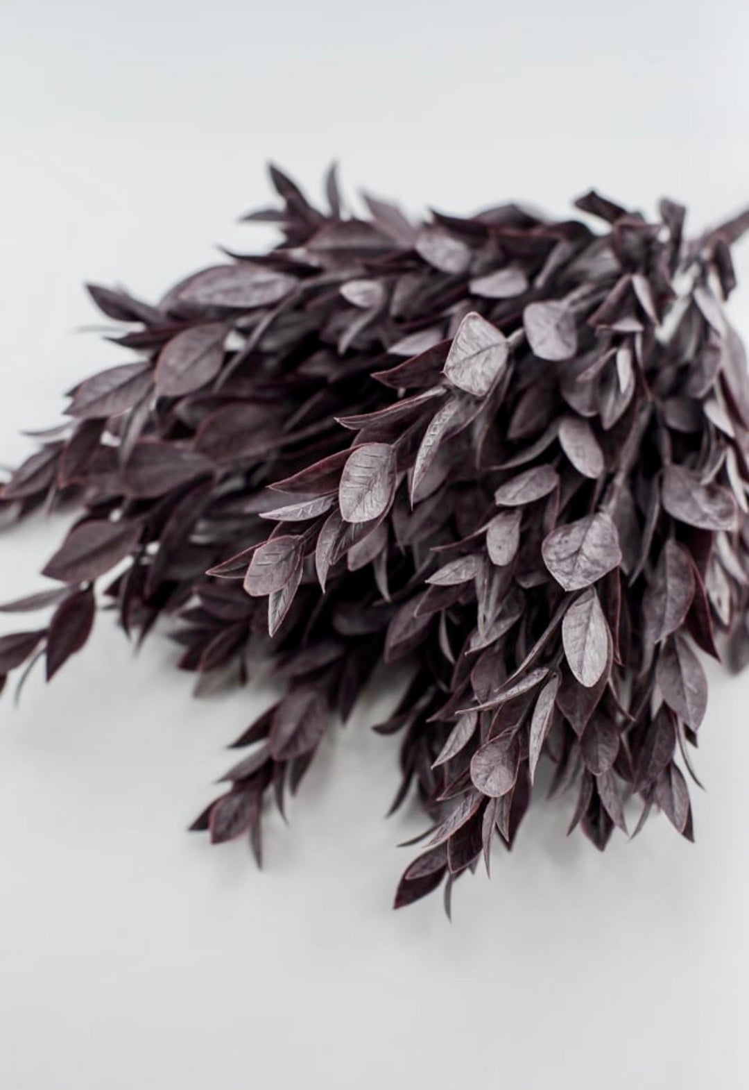 Plum, Artificial greenery ruscus bush - Greenery Marketspring summer greenery25751