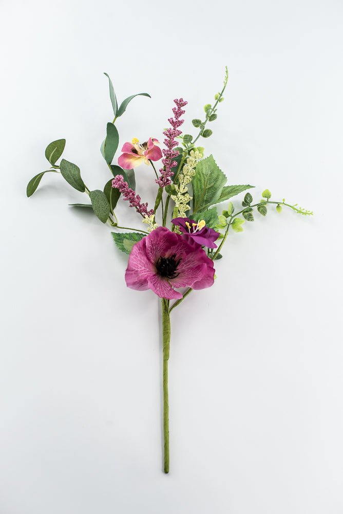 Poppy And Pansy Pick - Greenery Market65005