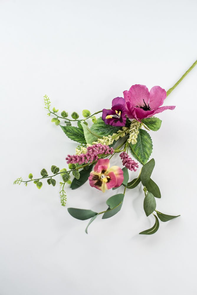 Poppy And Pansy Pick - Greenery Market65005