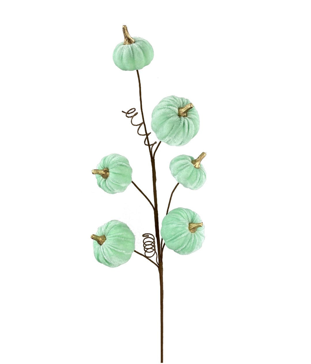 Pumpkin spray - mint green velvet - Greenery MarketPicks56780mint