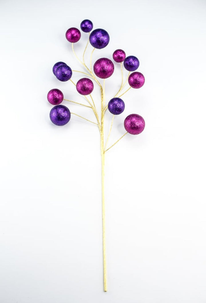 Purple and Magenta Ball Spray - Greenery MarketSeasonal & Holiday Decorations85925BTPU