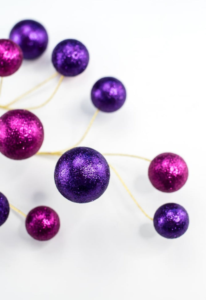 Purple and Magenta Ball Spray - Greenery MarketSeasonal & Holiday Decorations85925BTPU