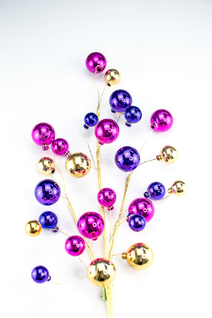 Purple And Magenta Ornament Ball Spray - Greenery MarketHoliday Ornaments85690BTPUGD