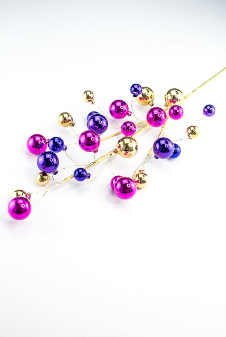 Purple And Magenta Ornament Ball Spray - Greenery MarketHoliday Ornaments85690BTPUGD